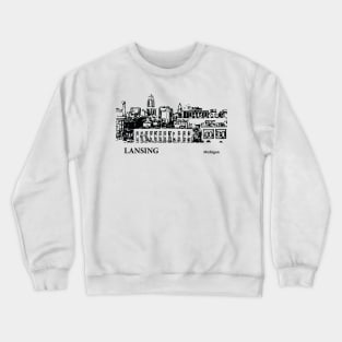 Lansing Michigan Crewneck Sweatshirt